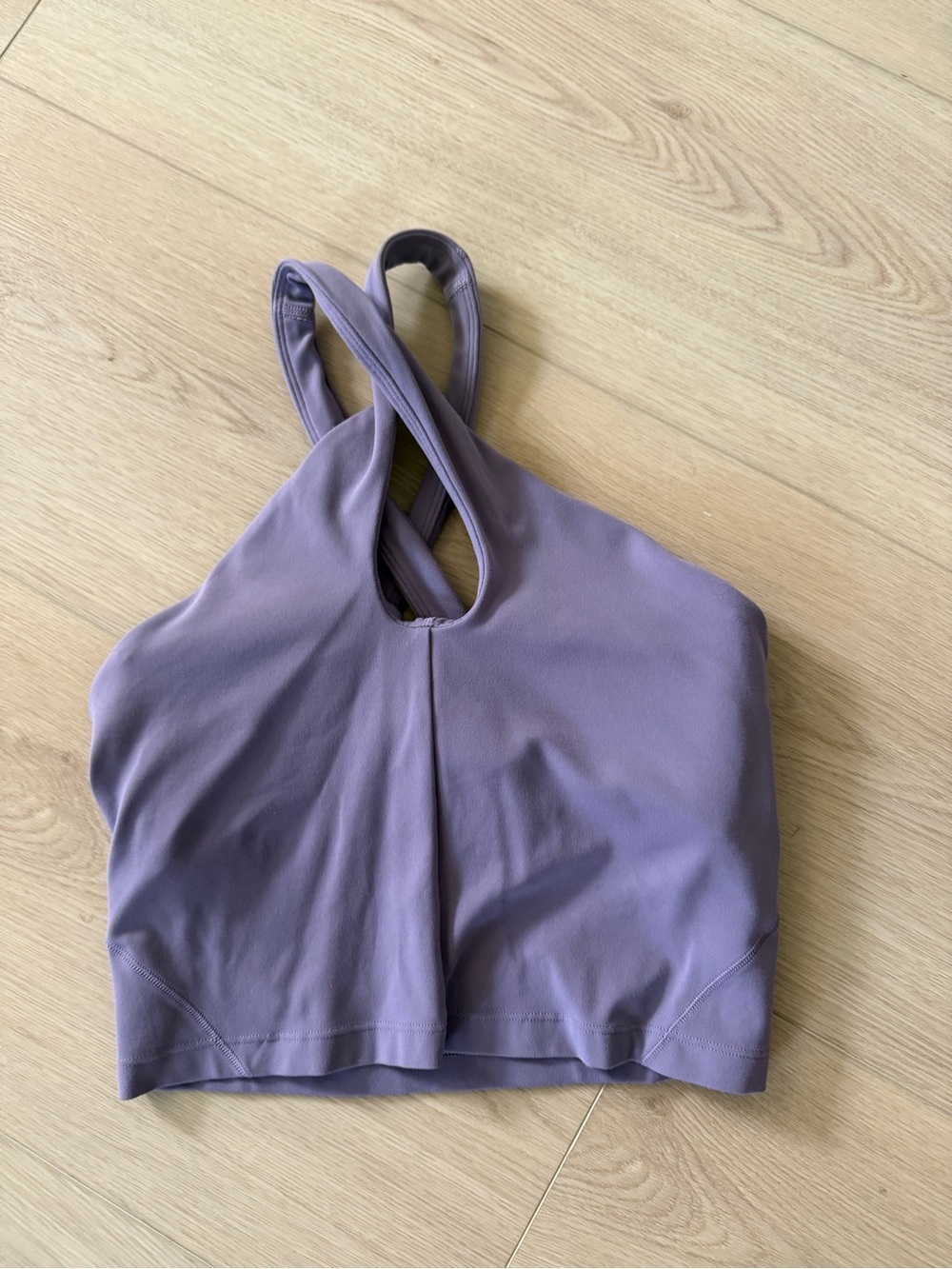 lululemon athletica muted lavender sports bra